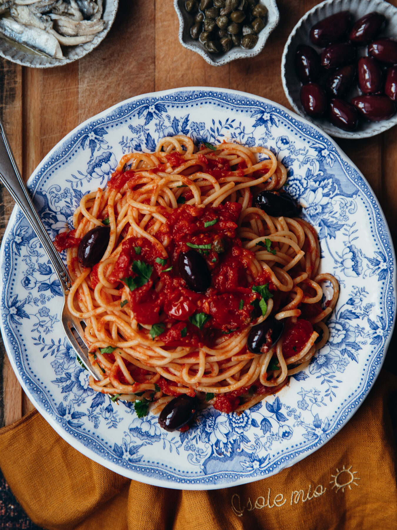 spaghetti alla puttanesca recette