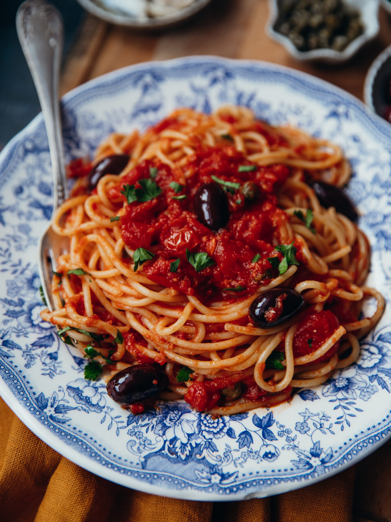 spaghetti alla puttanesca recette