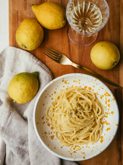 spaghetti au citron recette