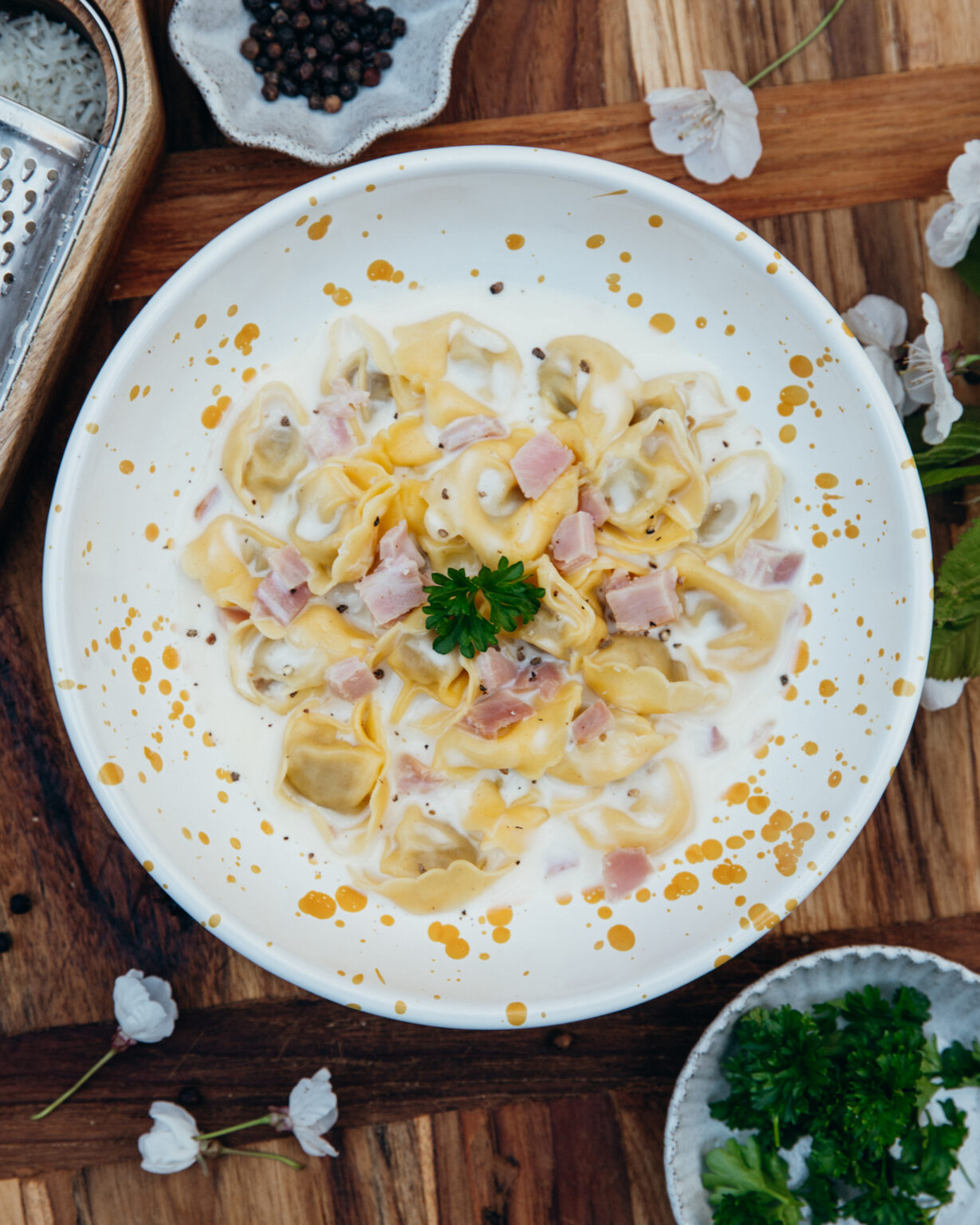Tortellini panna e prosciuto La Tavola di Gaël
