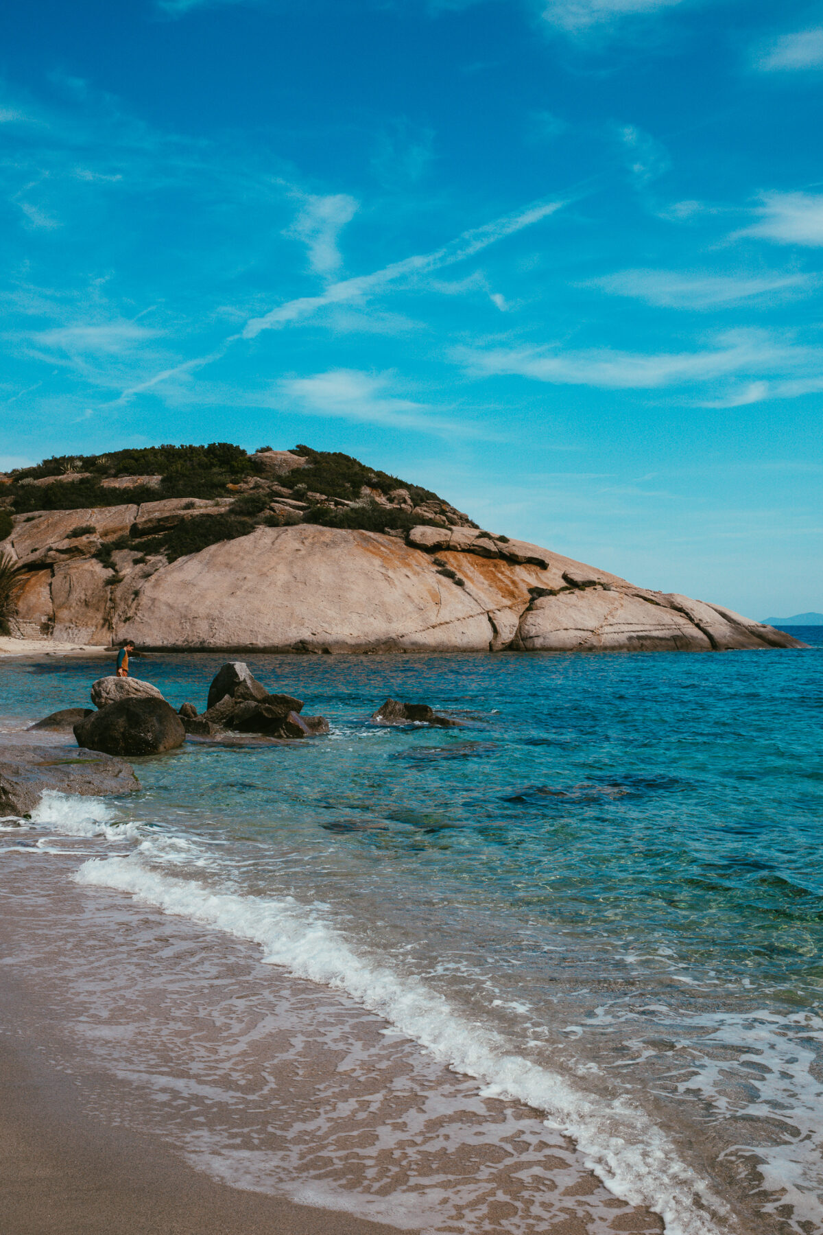 Plage l'Arenella île du Giglio Toscane