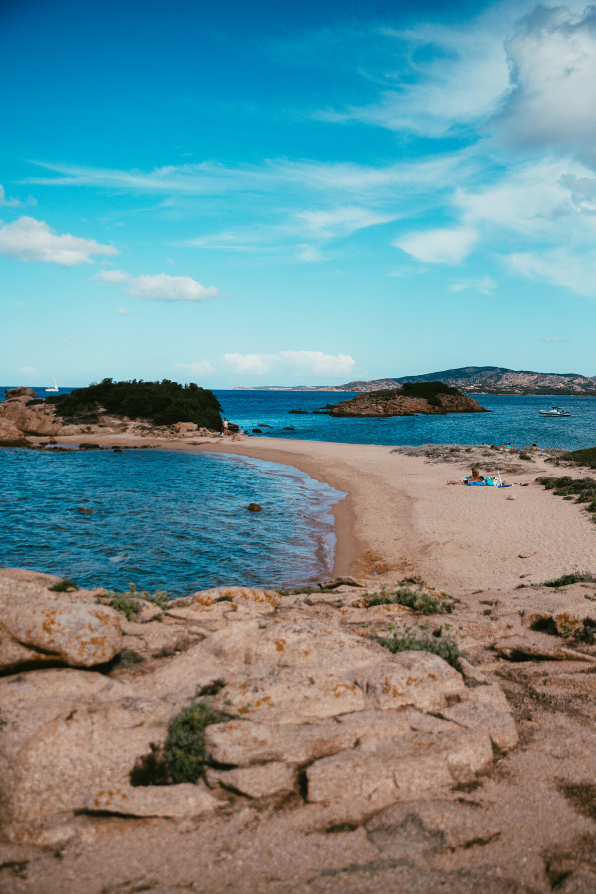 Plage barca bruciata Sardaigne nord