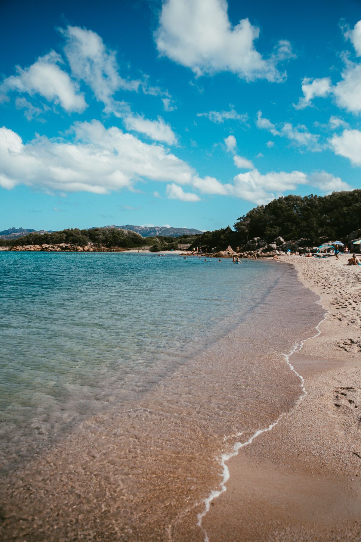 Plage barca bruciata Sardaigne nord