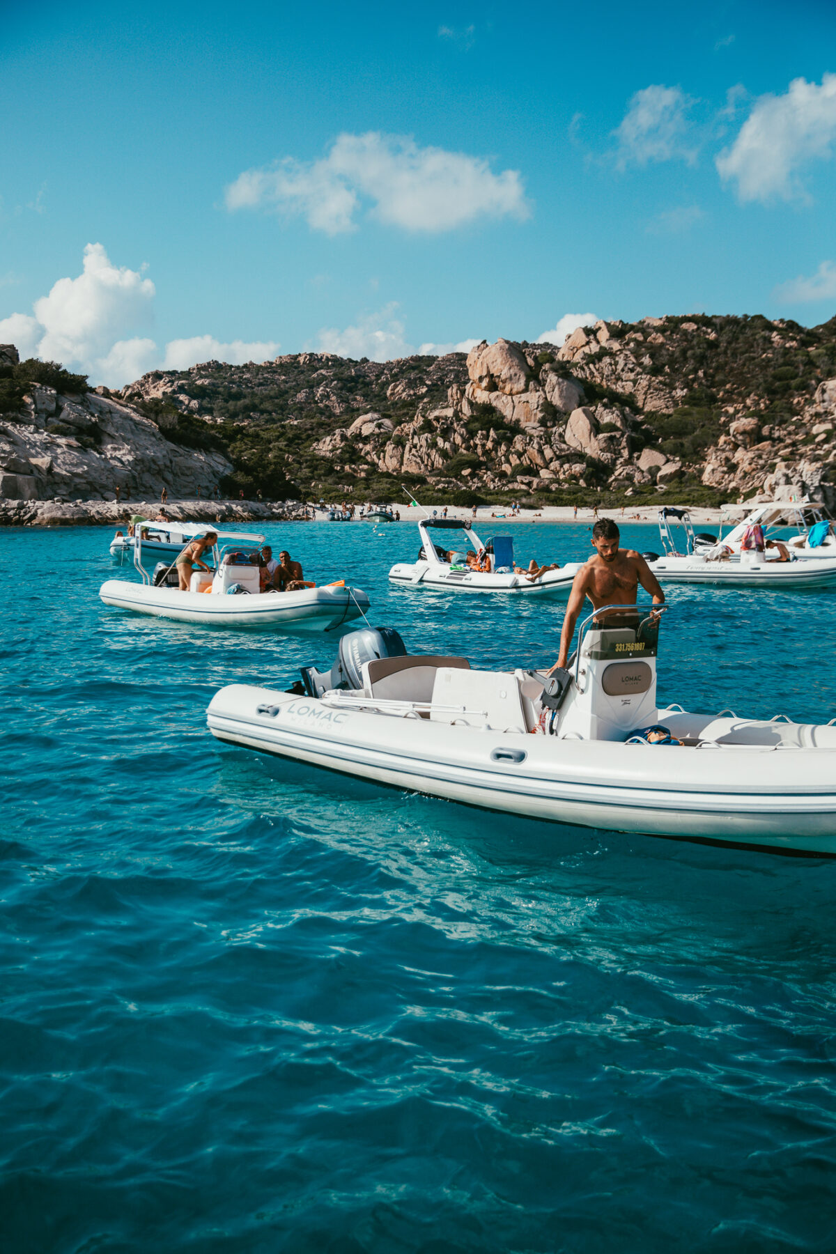 Tour en bateau Maddalena Sardaigne