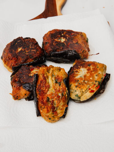 Aubergines farcies à la calabraise