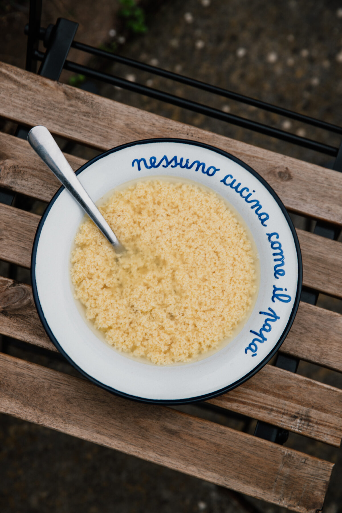 Bouillon stracciatella soupe italienne