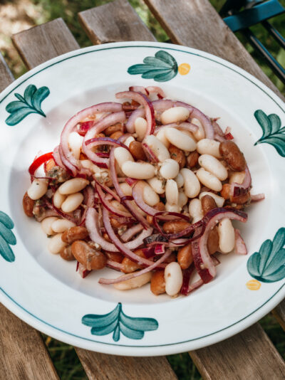 Salade de haricots à la romaine
